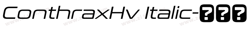 ConthraxHv Italic字体转换 ConthraxHv Italic字体转换
